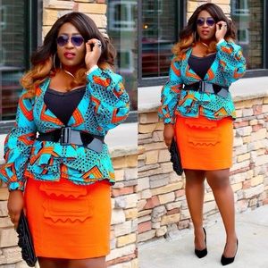 Beautiful Ankara top/blouse